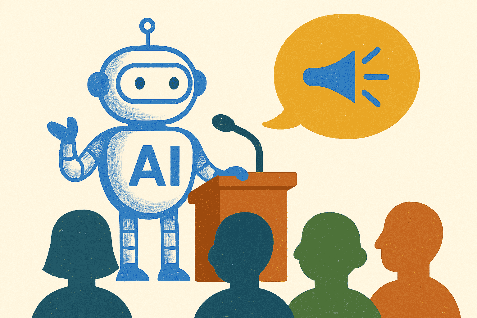 Ilustración de la sección Ponentes de Build with AI Ecuador